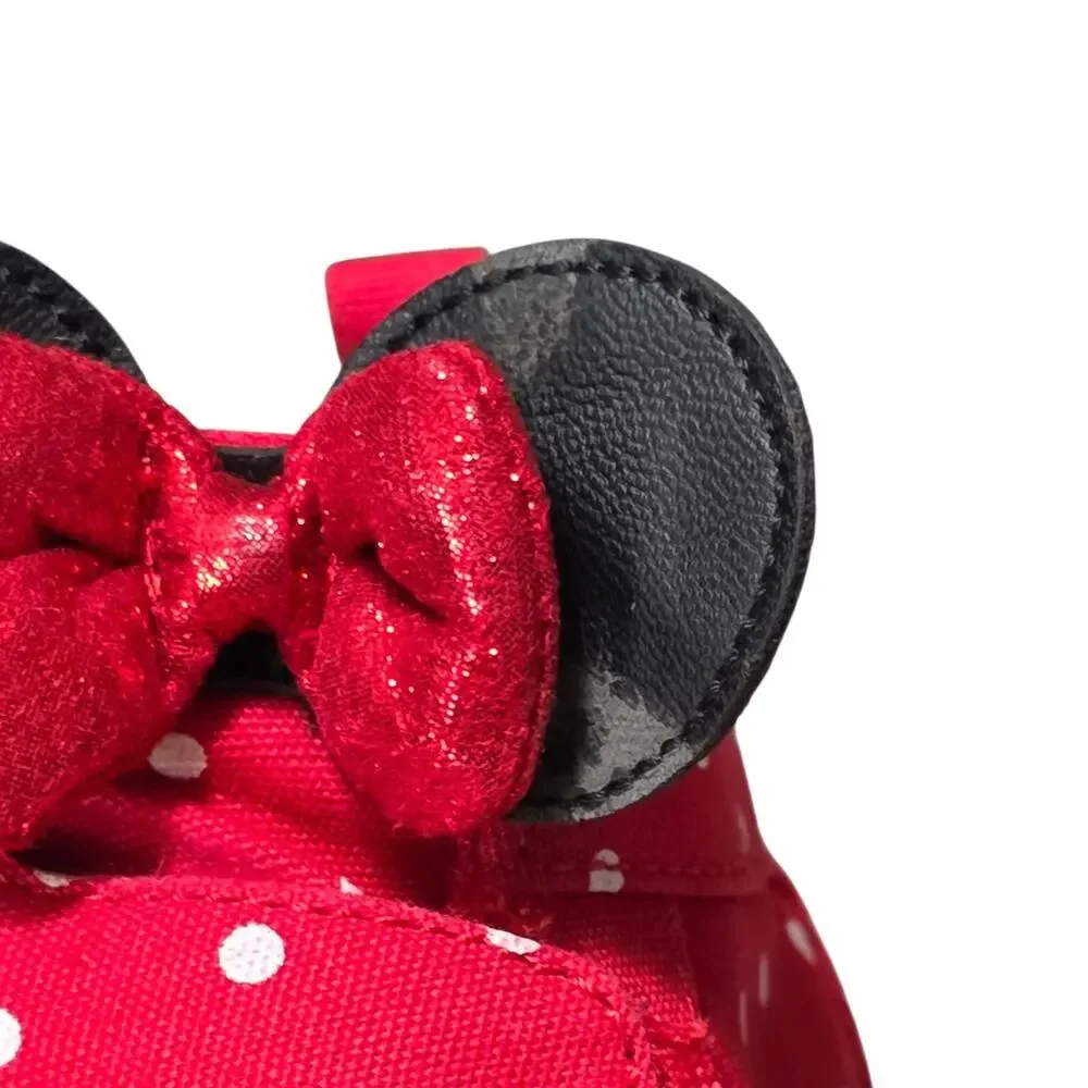 Gap Disney Minnie Mouse Shoes Toddler 7 EUR 24 Red Polka Dot High Top Sneakers